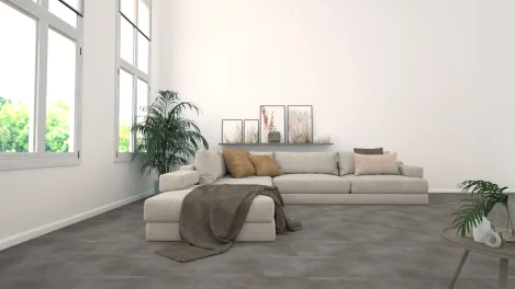 Vinyl- und Designboden zum Kleben für Wohnzimmer mit Astana Dekor - Raum-Perspektive